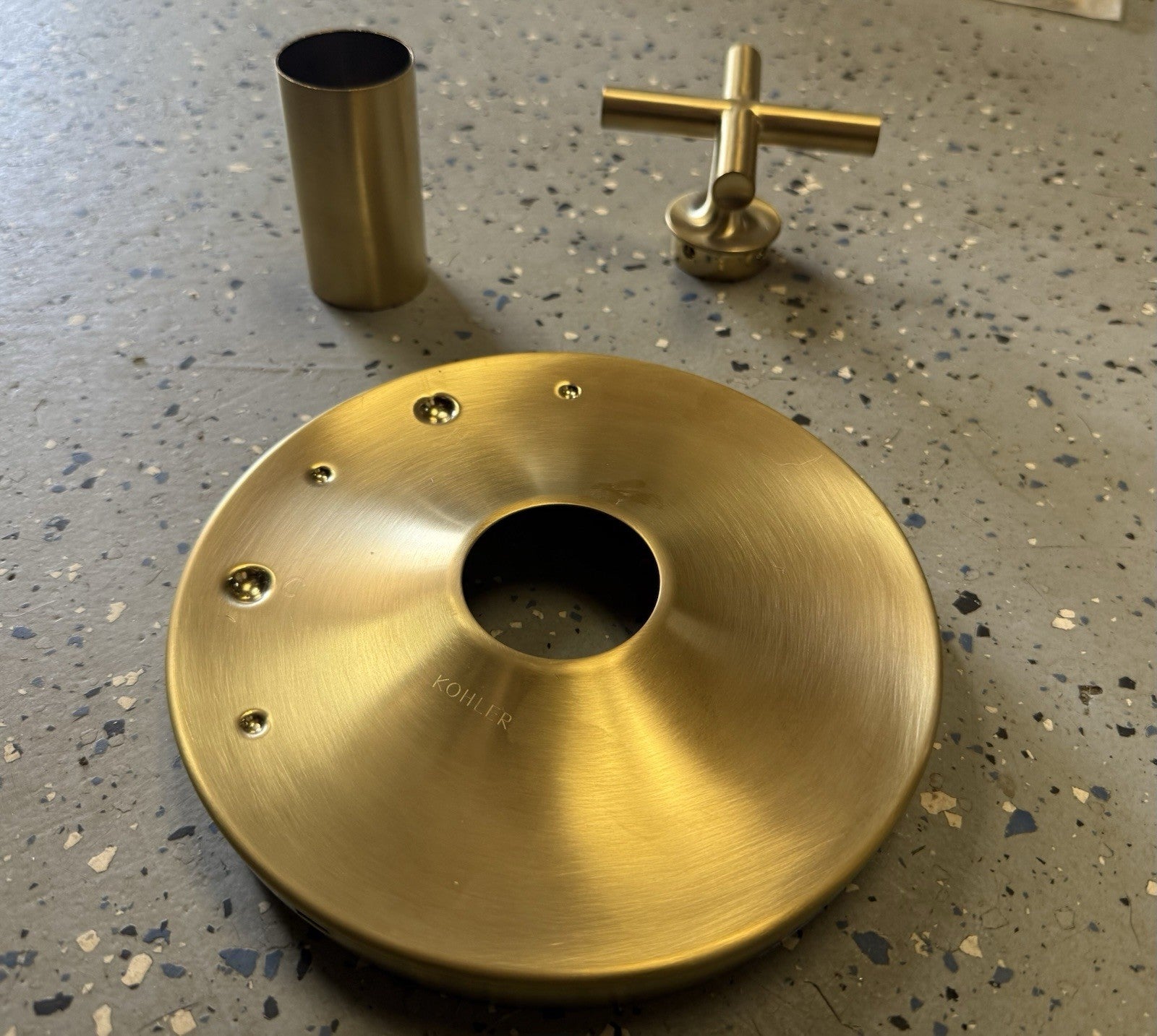 Kohler TS14423-3-2MB Purist Cross Handle Valve Trim Moderne Brass – New Open Box