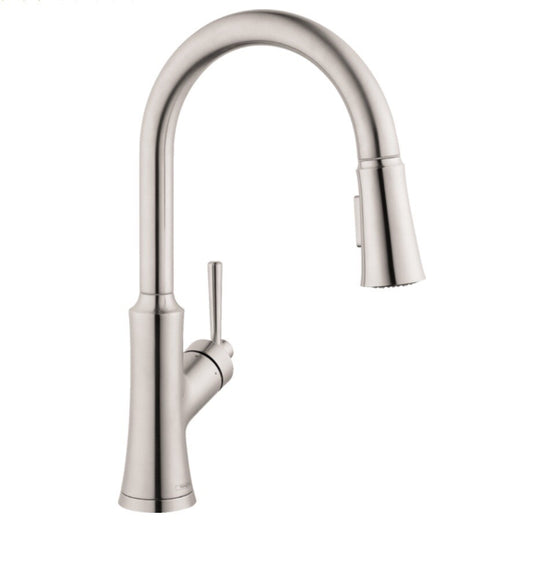 Hansgrohe 04793800 Joleena 1.75 GPM Single Hole Pull Down Kitchen Faucet