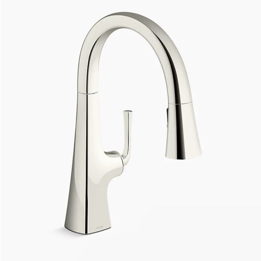 Kohler Graze Pull-Down Kitchen Faucet – Vibrant Stainless | K-22063-SN