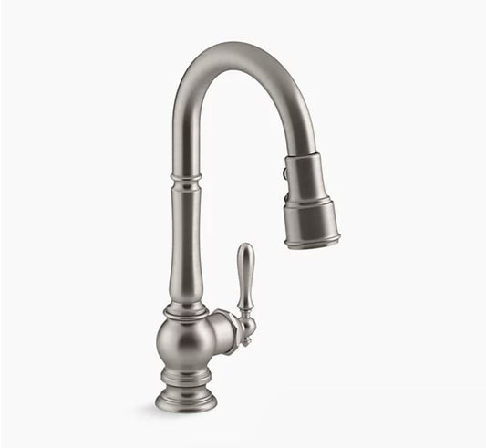 Kohler Artifacts K-99261-VS Pull-Down Kitchen Faucet – Vibrant Stainless