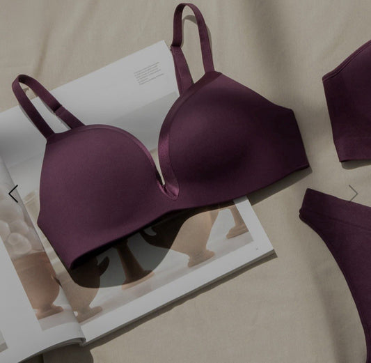 Underoutfit The Satin Grace -1258 (3D molded) Italian Plum, size Small