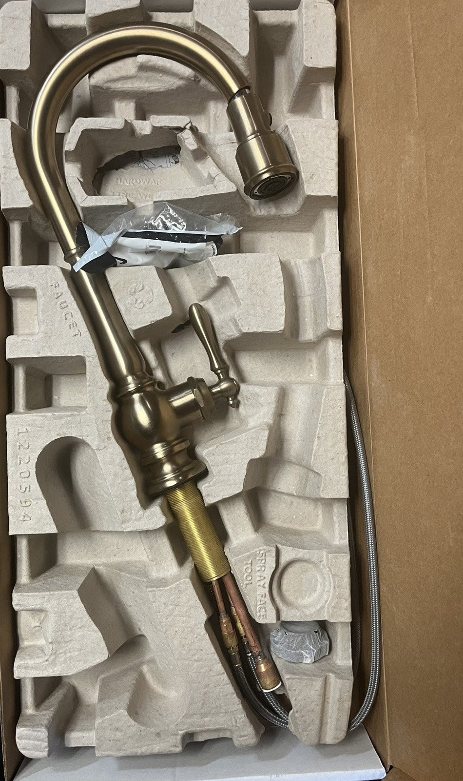 Kohler Artifacts K-99259-BV Pull-Down Kitchen Faucet - Vibrant Brushed Bronze