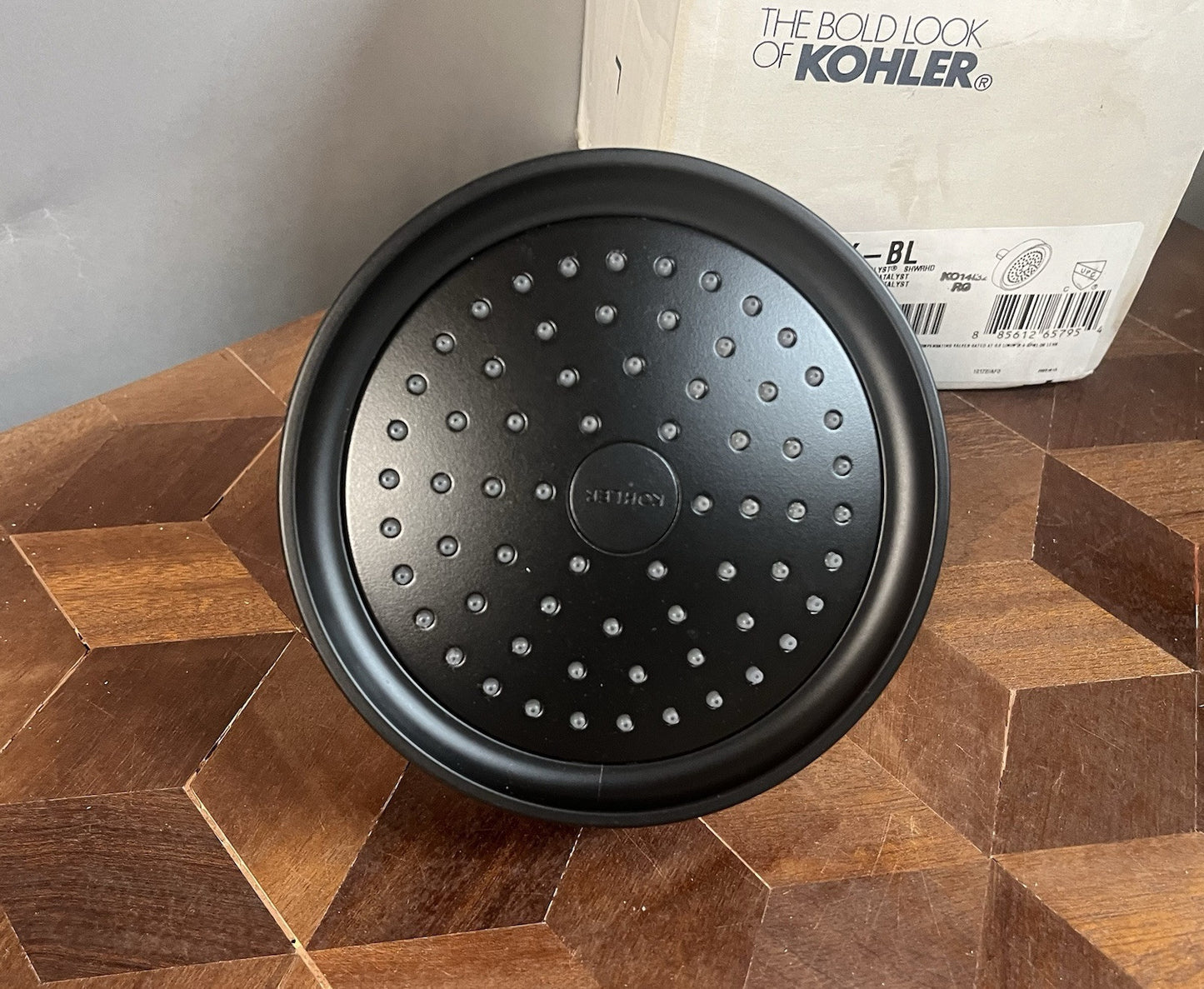 Kohler 965-A-BL Purist Fixed Showerhead - Matte Black (Scratch & Dent)