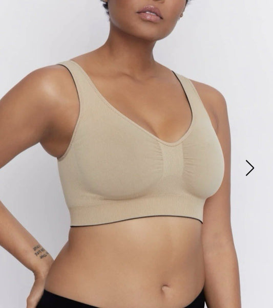Underoutfit Everyday Comfort Reversible Bralette -452,  Size XL  - black/sand