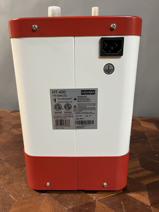 FRANKE The Little Butler Instant Hot Water Tank - 5/8 Gal (2.4L) HT-400 NIB