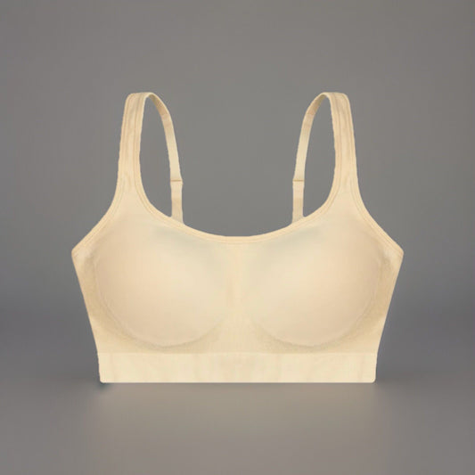 Underoutfit The Comfort Shaping Bra w/ adjustable straps 459- size L, Sand