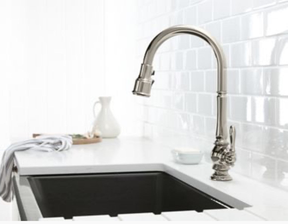 Kohler Artifacts K-99259-BV Pull-Down Kitchen Faucet - Vibrant Brushed Bronze
