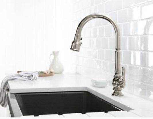 Kohler Artifacts K-99259-BV Pull-Down Kitchen Faucet - Vibrant Brushed Bronze