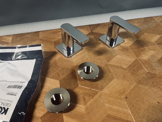 ✨ Kohler T23491-4-CP Parallel Wall Mount Faucet Handles – Chrome (Handles Only)