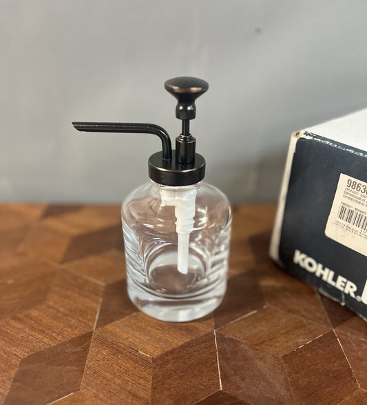 KOHLER K-98630-2BZ Artifacts Soap Dispenser Assembly, Oil-Rubbed Bronze