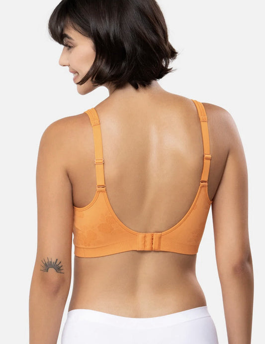 Underoutfit The Perfect Neckline Bra, Orange Sunset -size small