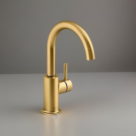 Kohler Contemporary K-26369-2MB Beverage Faucet, Vibrant Brushed Modern Brass,