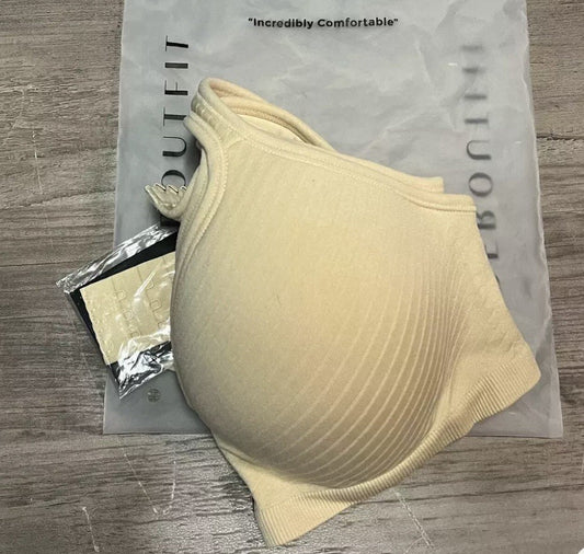Underoutfit The Perfect Neckline Bra w/ stripes - 461 Sand, size small