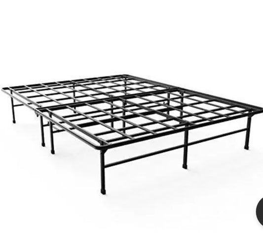 Zinus Demetric 14" Elite SmartBase Queen Bed Frame – Heavy-Duty, No Box Spring