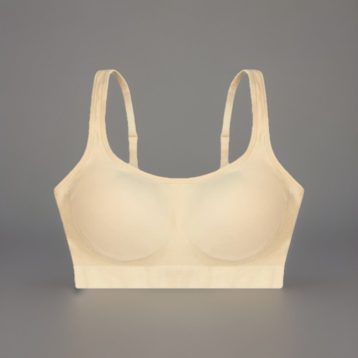 Underoutfit The Comfort Shaping Bra w/ adjustable straps 459- size small, Sand