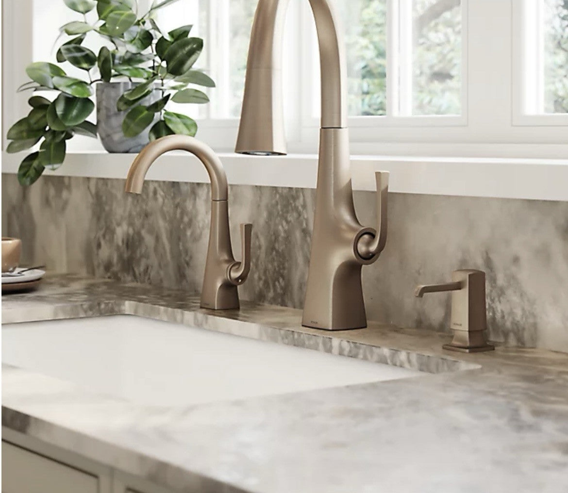 Kohler Graze Pull-Down Kitchen Faucet – Vibrant Stainless | K-22063-SN