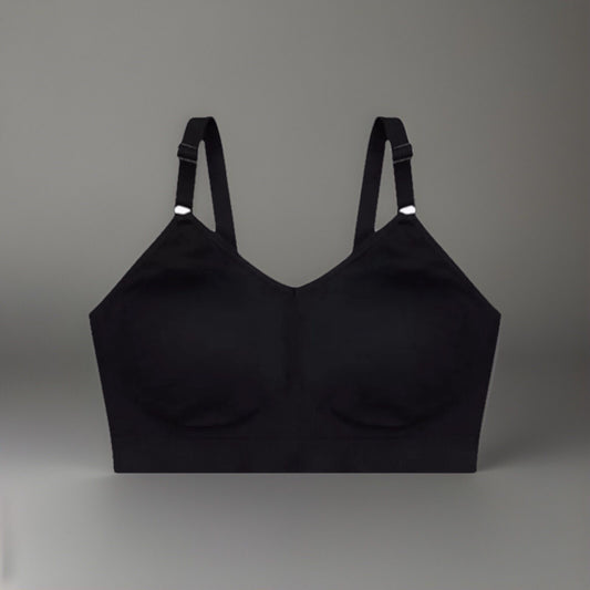 Underoutfit Lightly Lined Comfort Bralette 453--size Xl, Black