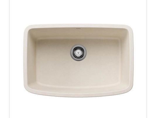 Blanco Valea 443090 27" x 18" Undermount Single Bowl Granite Kitchen Sink, Soft