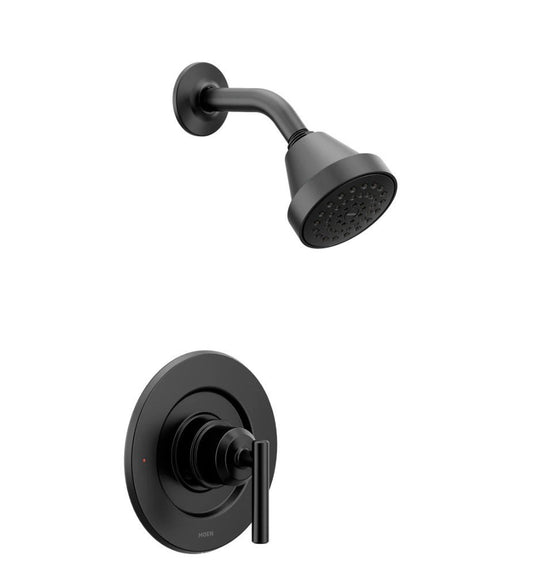 Moen Gibson T2902EPBL Matte Black Posi-Temp® Eco-Performance Shower Trim Kit,