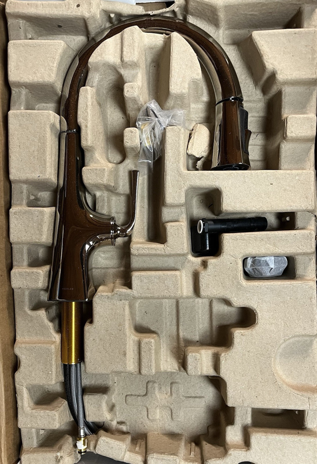 Kohler Graze Pull-Down Kitchen Faucet – Vibrant Stainless | K-22063-SN