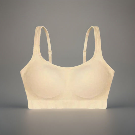 Underoutfit Lightly Lined Comfort Bralette 453--size 2xl, sand