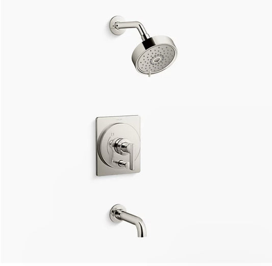 Kohler Castia by Studio McGee K-T35918-4Y-SN Tub and Shower Trim, 2.5 GPM, Vibra