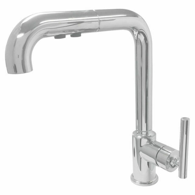 Kohler Purist K-7505 Single-Hole Kitchen Sink Faucet with 8" Pull-Out Spout