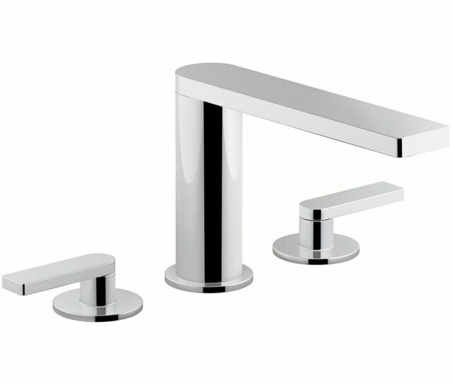 Kohler K-73060-4-CP Composed Widespread Bathroom Faucet w Lever Handles, Chrome