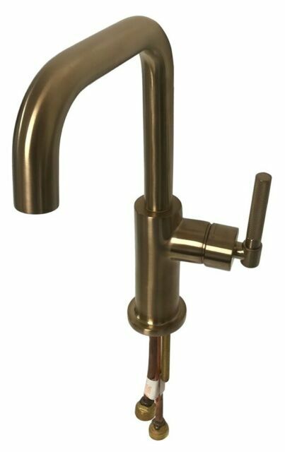 Brizo Litze Single Handle Square Kitchen Faucet - Brilliance Luxe Gold
