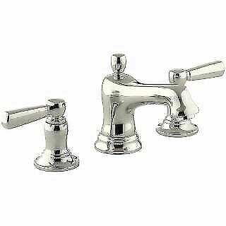 Kohler Bancroft Widespread Bathroom Faucet Polished Nickel – 3 Hole 1.2 GPM