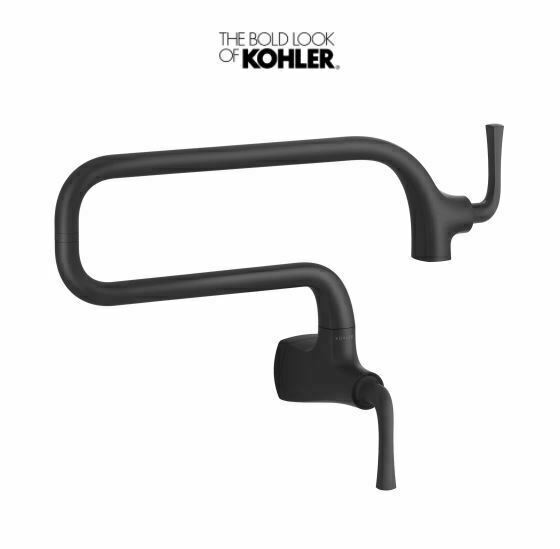 🚿 KOHLER Graze K-22066-BL Kitchen Faucet Matte Black Pull-Down Single-Handle