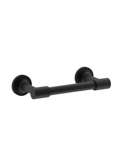 Kohler K-14377-BL Toilet Paper Holder – Matte Black Modern Wall-Mount Bathroom H